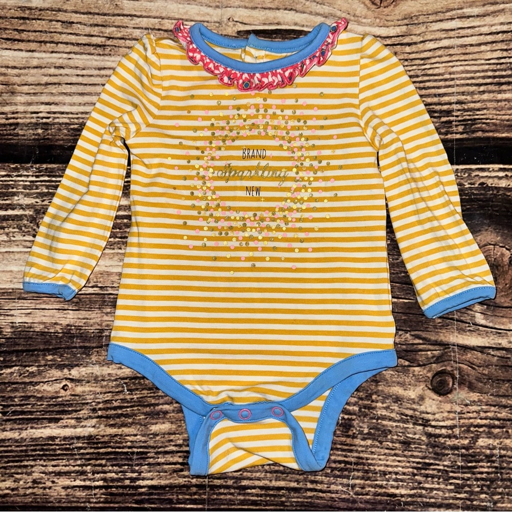 Matilda Jane Brand Sparkling New Onesie 6-12 months
